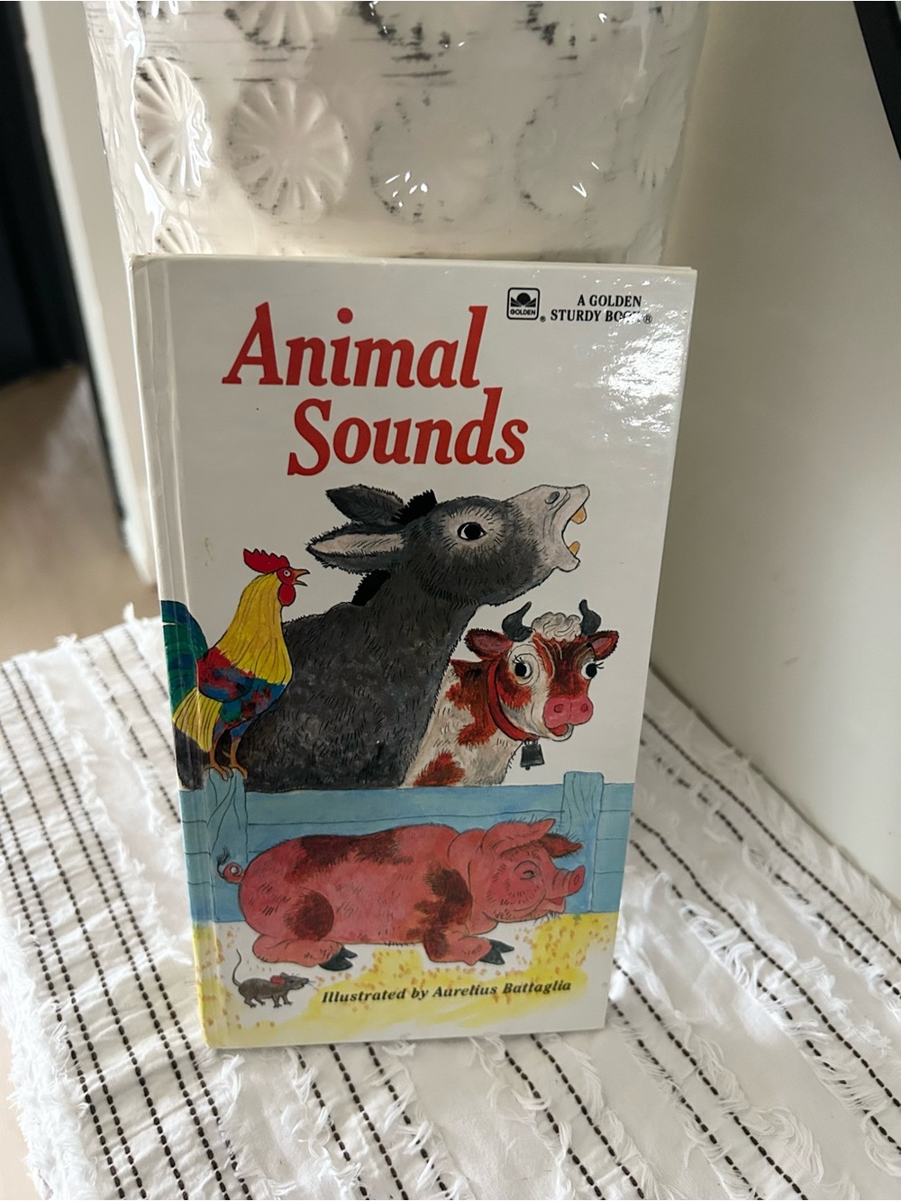 Vintage 1981 Animal Sounds A Golden Sturdy Kids Book